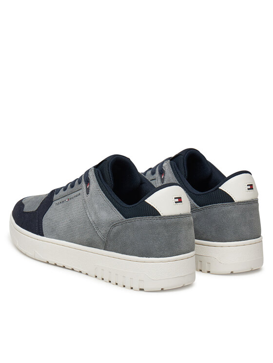 Tommy Hilfiger Tommy Hilfiger Sneakersy Basket Core Lite Suede FM0FM05519 Szary