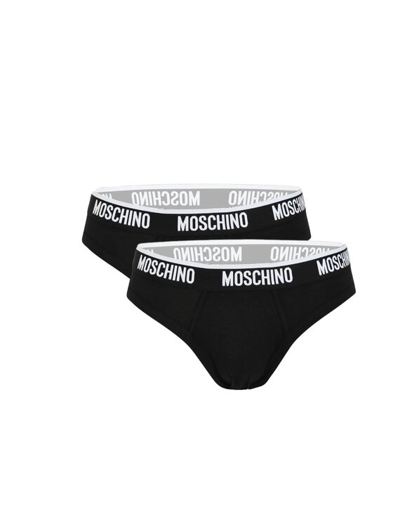 MOSCHINO MOSCHINO Set di 2 slip 2pack moschino black Nero