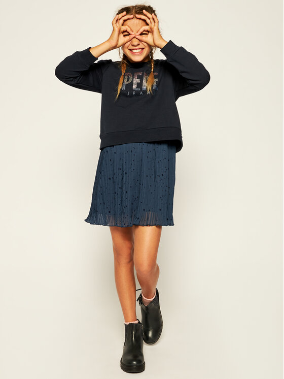 Pepe Jeans Pepe Jeans Rochie de zi Tilda PG951336 Bleumarin Regular Fit