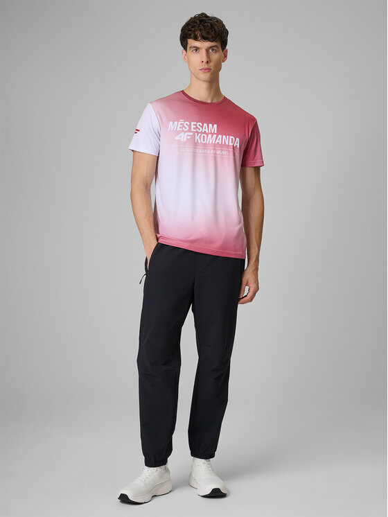 4F 4F T-Shirt TEAMWEAR Kolorowy Regular Fit
