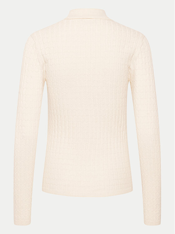 Kaffe Kaffe Pulover Flora 10508952 Bež Slim Fit