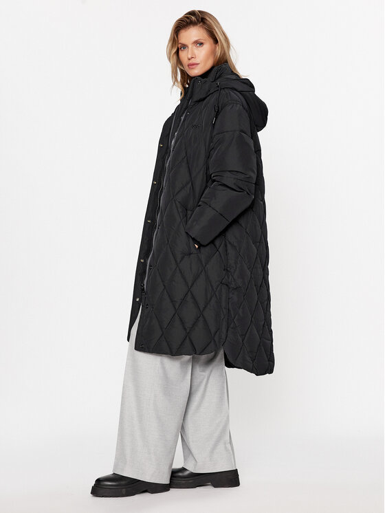 Lee Lee Télikabát 112341597 Fekete Relaxed Fit