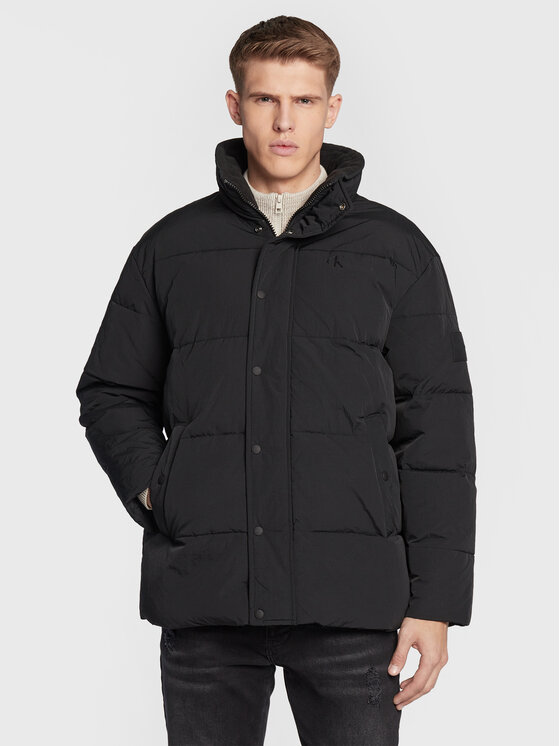 Calvin Klein Jeans Calvin Klein Jeans Žieminė striukė J30J321915 Juoda Oversize