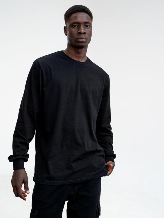 Urban City Urban City Longsleeve Koszulka Z Długim Rękawem Męska Czarna UrbanCity Classic UC XL Czarny Regular Fit