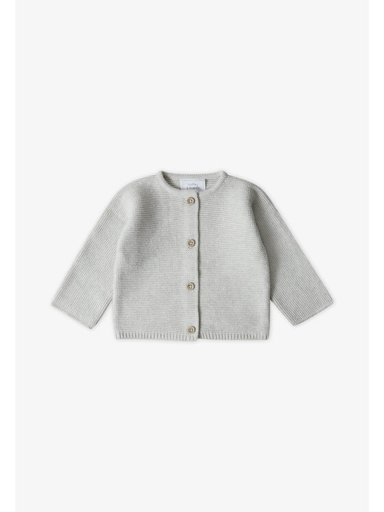 Stellou & friends Stellou & friends Kardigan Knitted Cardigan Szary jasny Comfortable Fit