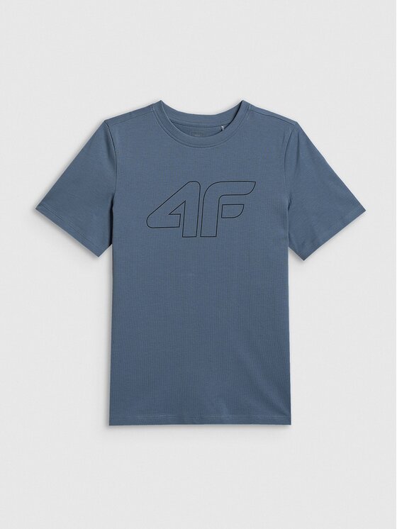4F 4F T-shirt 4FJRSS26TTSHM3599-32S Blu scuro Regular Fit