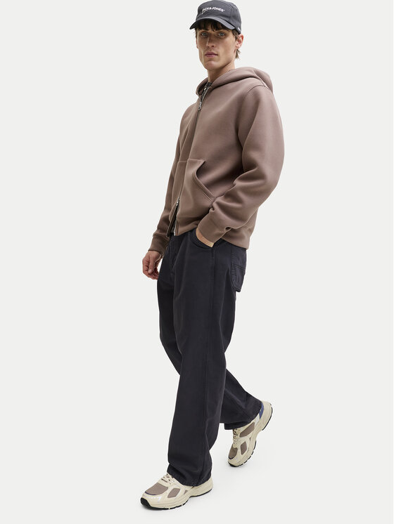 Jack & Jones Jack & Jones Szövet nadrág Alex 12288528 Fekete Baggy Fit
