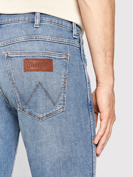 Wrangler Wrangler Jeans Larston W18SYJ38R 112145874 Blu Slim Tapered Fit