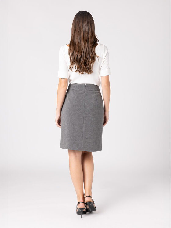 QUIOSQUE QUIOSQUE Spódnica QUIOSQUE 7VD001238 Biały Regular Fit