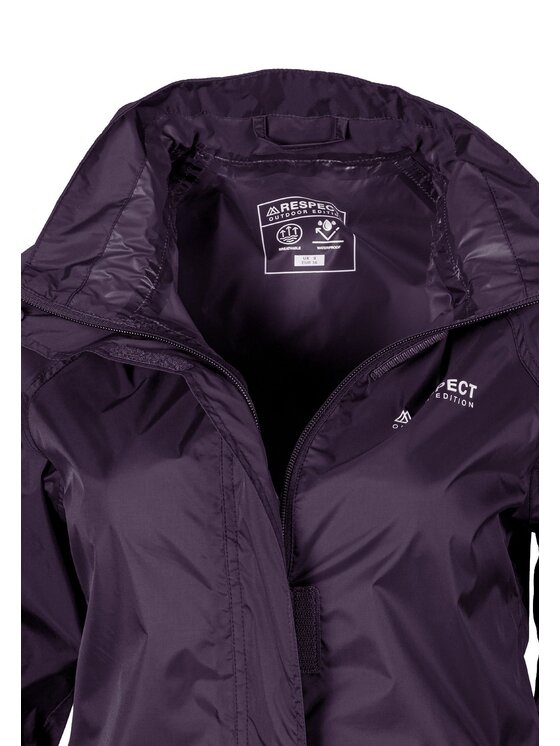 minoti minoti Kurtka przeciwdeszczowa 26LRJACKET4 Fioletowy Regular Fit