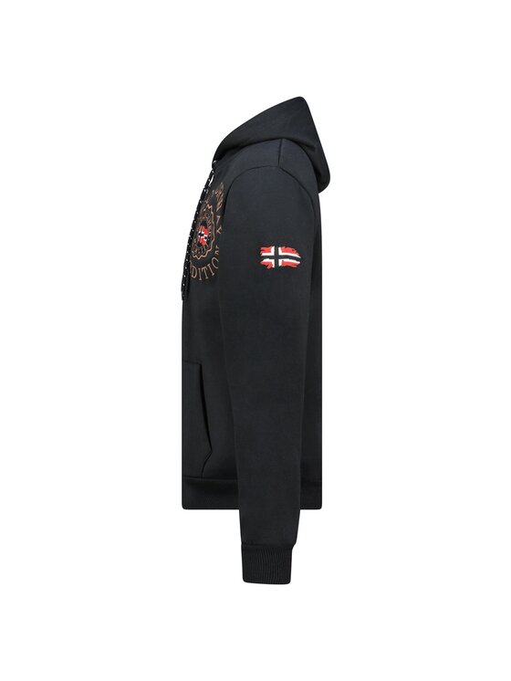 Geographical Norway Geographical Norway Bluza WZ3024H/GN-Black Czarny Regular Fit