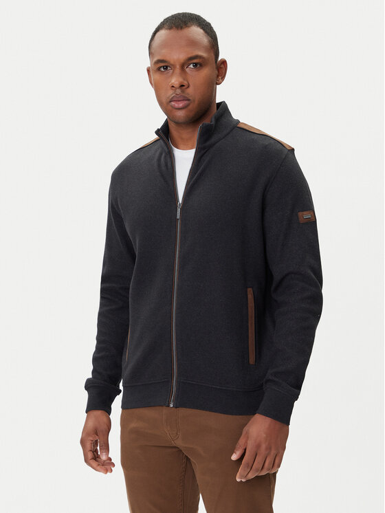 Bugatti Bugatti Sweatshirt 8700-85050D Grau Regular Fit