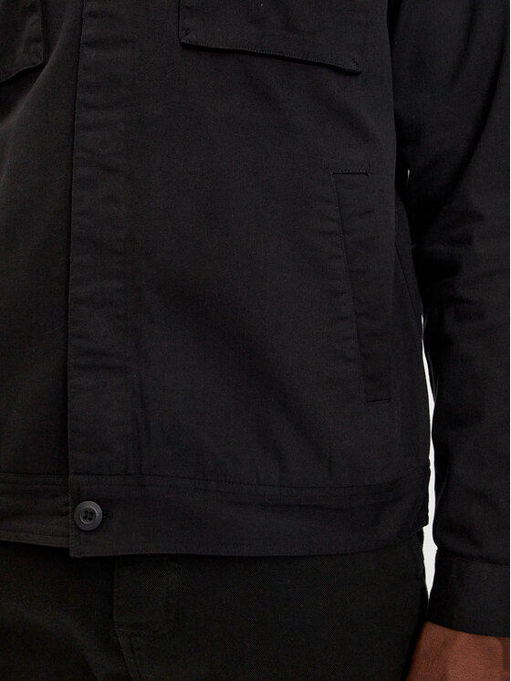 Brave Soul Brave Soul Преходно яке MJK-MORTIMERBLK Черен Regular Fit