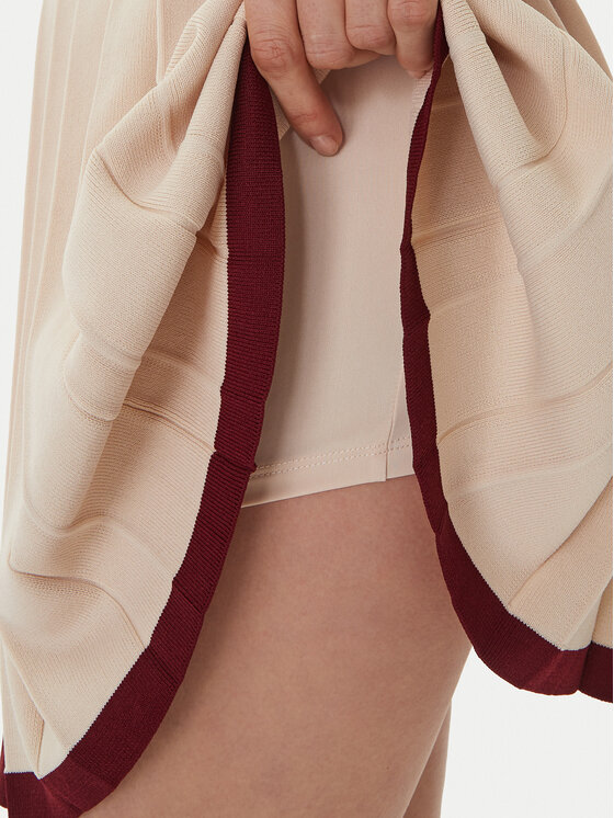 Guess Guess Плисирана пола V6GD04 Z0649 Бежов Regular Fit