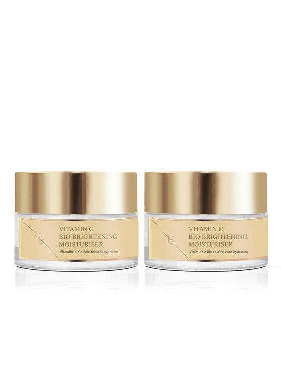 Erthskin London Erthskin London 2 x rozświetlający krem ​​nawilżający z witaminą C Krem na dzień