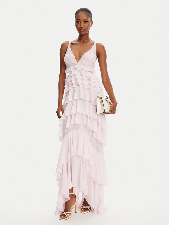 Elisabetta Franchi Elisabetta Franchi Sukienka koktajlowa AB-R42-52E2- Różowy Regular Fit