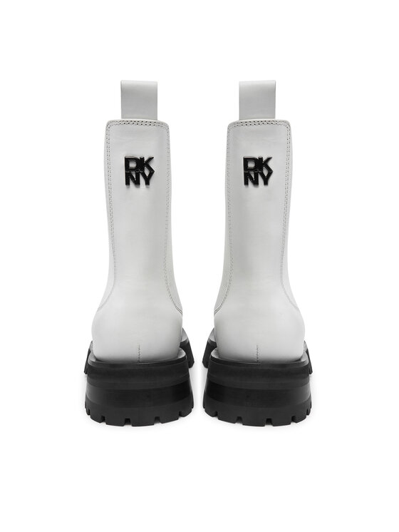 DKNY DKNY Μποτάκια με λάστιχο Rianne Chelsea K3471540 Λευκό
