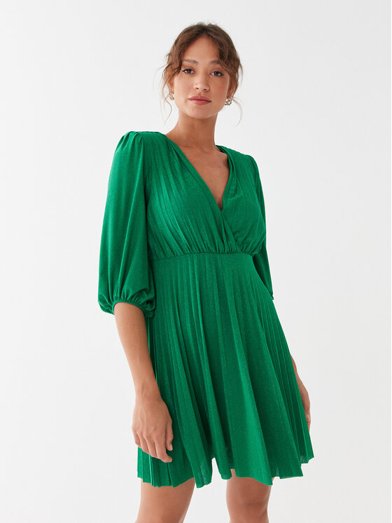 Liu Jo Liu Jo Coctailkleid CF3224 J1923 Grün Regular Fit