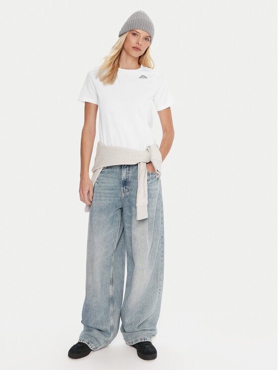 Kappa Kappa T-särkide komplekt Logo Alyce 322564W Valge Regular Fit