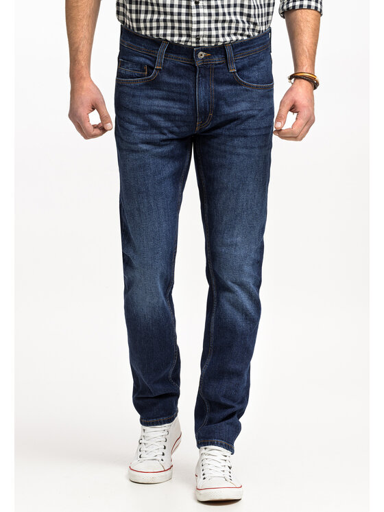 Mustang Mustang Jeansy OREGON SLIM Niebieski Loose Fit