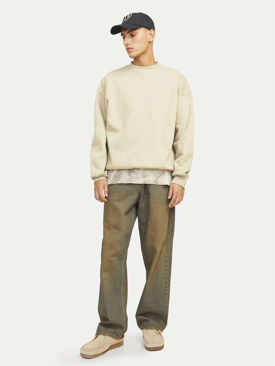 Jack & Jones Jack & Jones Bluza Urban Edge 12259945 Beżowy Loose Fit