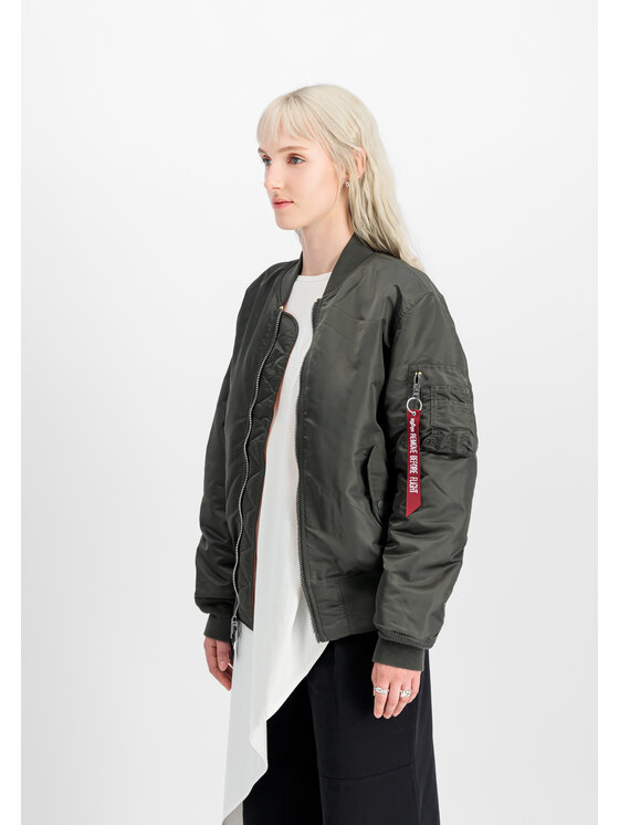 Alpha Industries Alpha Industries Kurtka bomber MA-1 Heritage Bomber Jacket Szary Core Fit