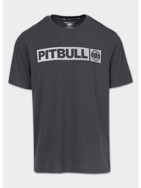 PITBULL PITBULL Koszulka techniczna Casual Sport HILLTOP II Szary Regular Fit