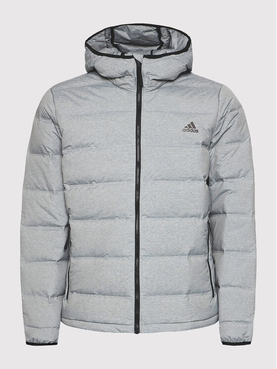 adidas adidas Μπουφάν πουπουλένιο Helionic H59836 Γκρι Slim Fit