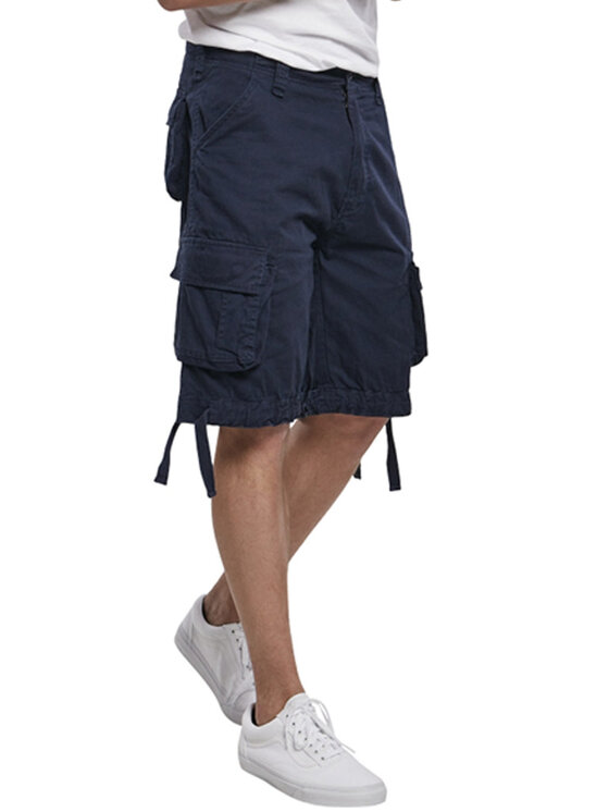 Brandit Brandit Spodnie materiałowe 2012.8.S Granatowy Regular Fit