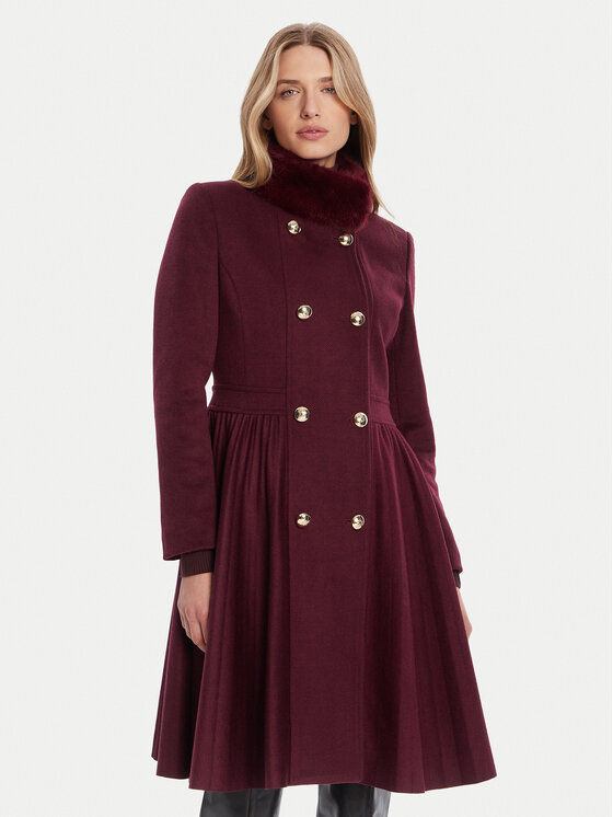 Rinascimento Rinascimento Pārejas mētelis CFC0125794003 Bordo Regular Fit