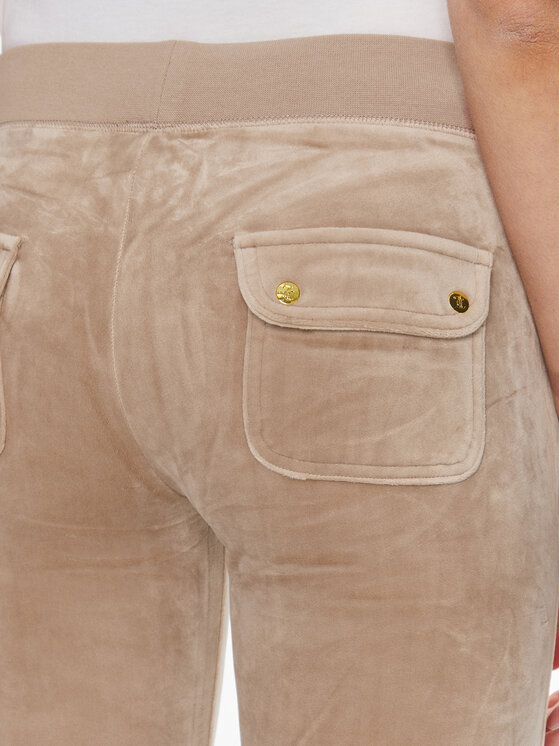 Juicy Couture Juicy Couture Spodnji del trenirke Layla JCSEBJ001G Rjava Regular Fit