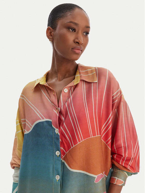 Maaji Maaji Košulja Sakura Scenery Dreambound PT2321CLS011 Šarena Relaxed Fit