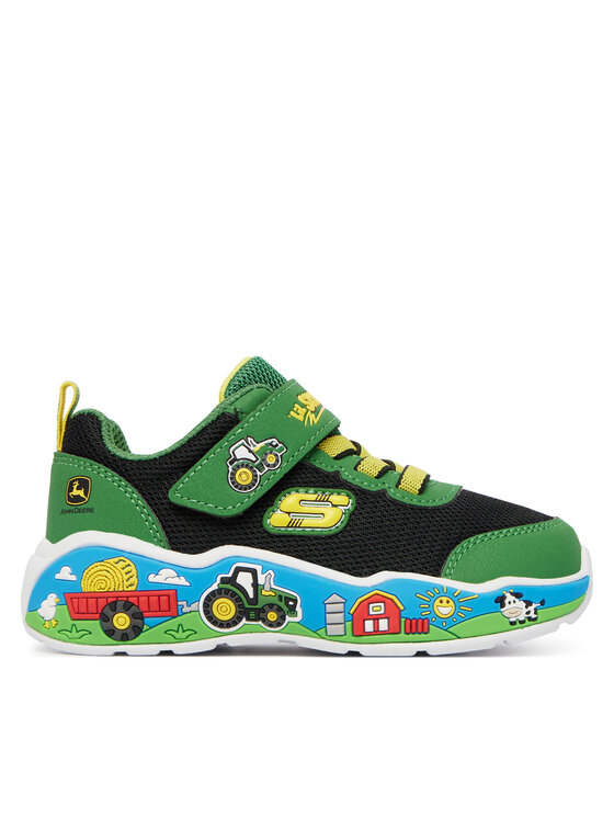 Skechers Sneakers John Deere: Play Scene - Barn-Squad Buddies 407065N/GNBK Verde
