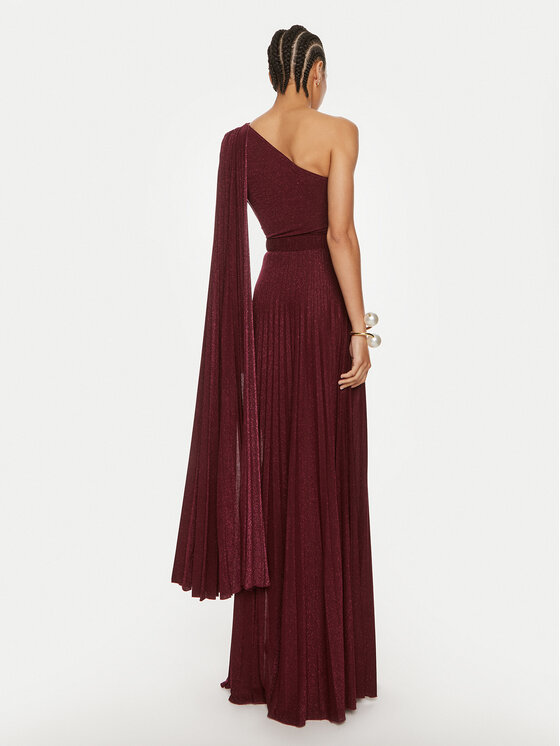 Elisabetta Franchi Elisabetta Franchi Õhtune kleit AB-686-46E2 Bordoopunane Regular Fit