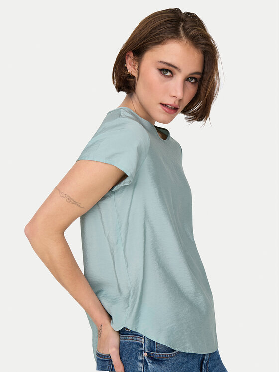 ONLY ONLY Тишърт Aya 15339742 Зелен Regular Fit