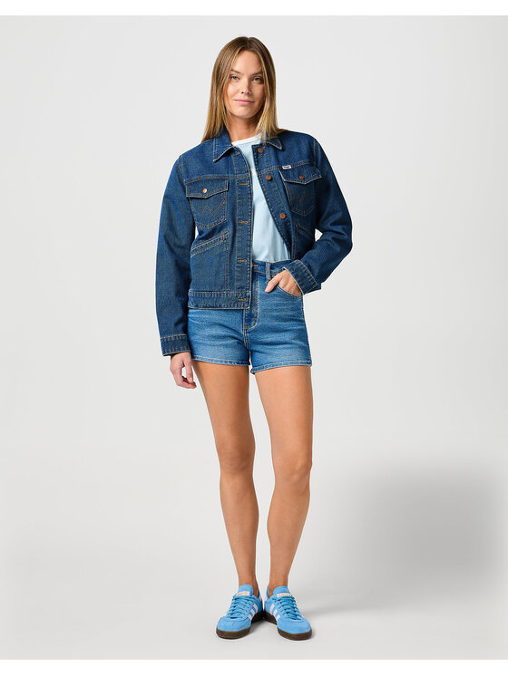 Wrangler Wrangler Kurtka jeansowa 112362331 Niebieski Relaxed Fit