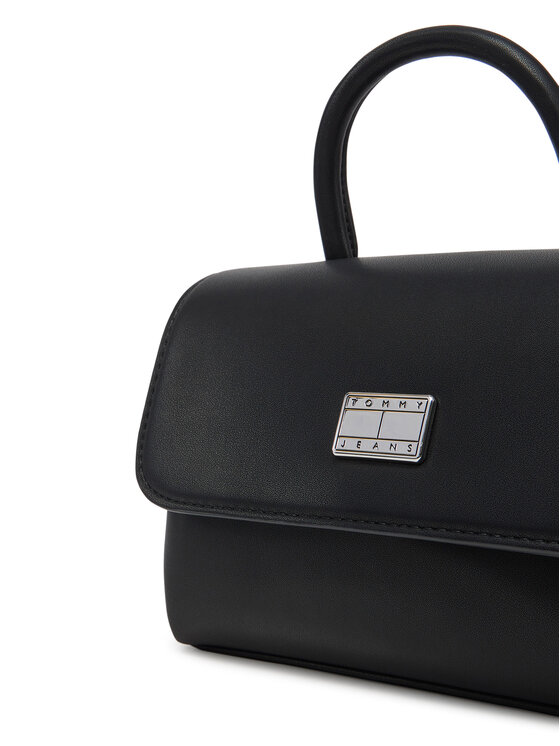 Tommy Jeans Tommy Jeans Geantă Tjw American Cool Flap Crossover AW0AW17296 Negru