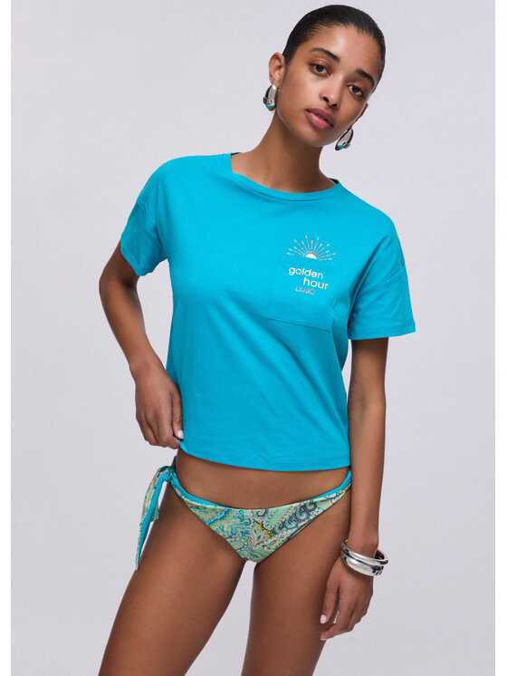 Liu Jo Liu Jo T-shirt VA6161JS923P9775 Turchese
