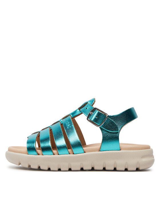 Geox Geox Sandály J Sandal Soleima Gir J35GSB 000CF C3035 M Zelená