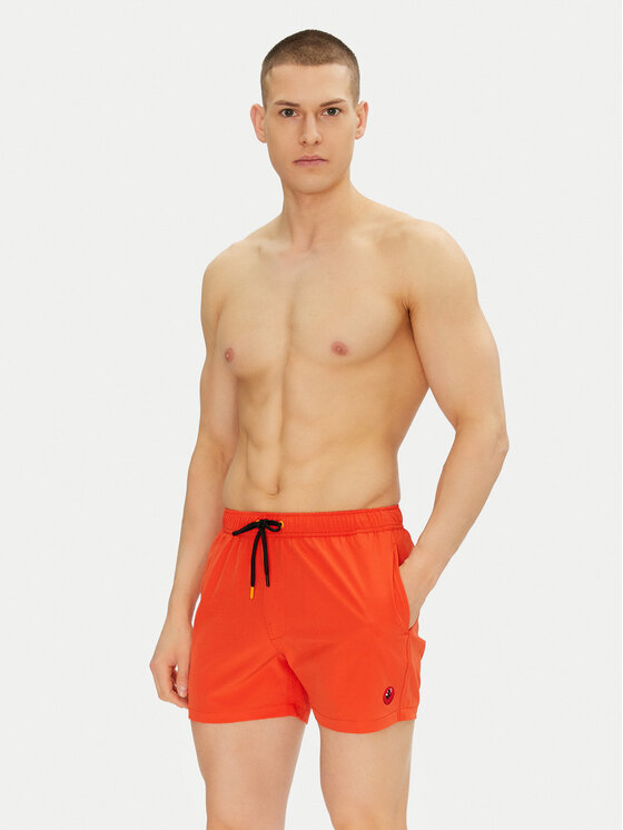 Save The Duck Save The Duck Úszónadrág DW1222M RIPO20 Piros Regular Fit