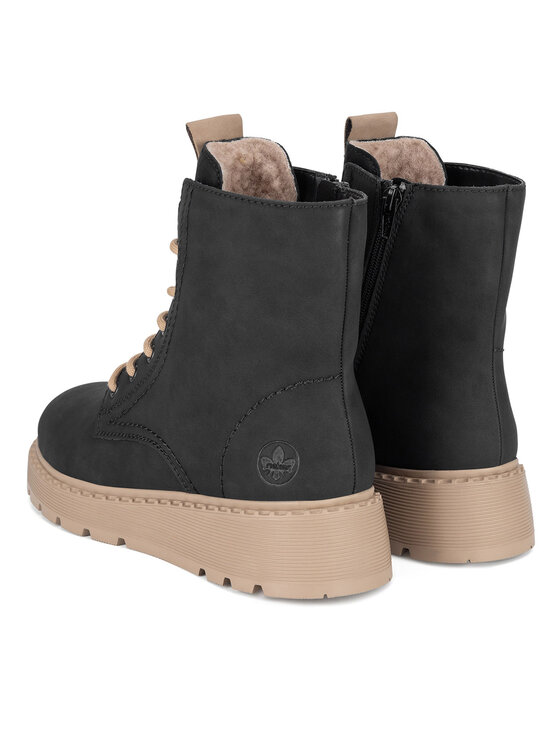 Rieker Rieker Botine 70404-00 Negru