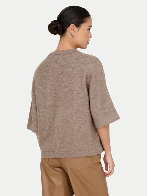 ONLY ONLY Strickjacke Camilla 15348772 Braun Regular Fit