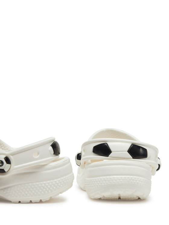 Crocs Crocs Ciabatte Classic Soccer Ball Clog K 210157 Bianco