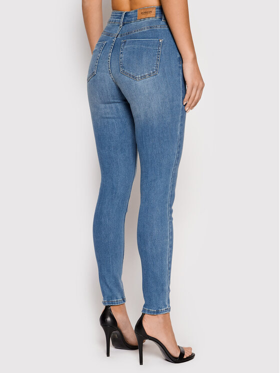 Morgan Morgan Jeans hlače 212-PAM Modra Skinny Fit