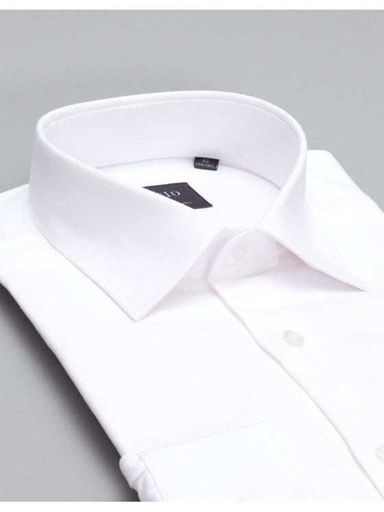 Borgio Borgio Koszula terranova Biały Slim Fit
