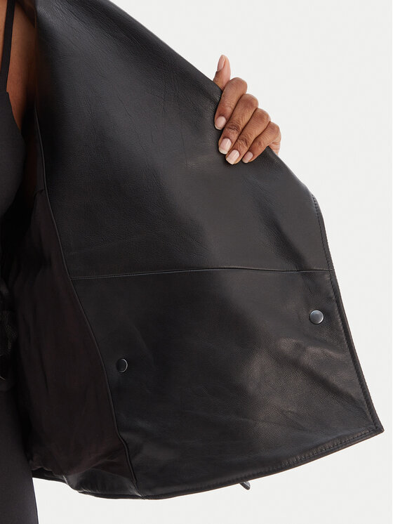 HUGO HUGO Prijelazna jakna Lanitte 50560068 Crna Relaxed Fit