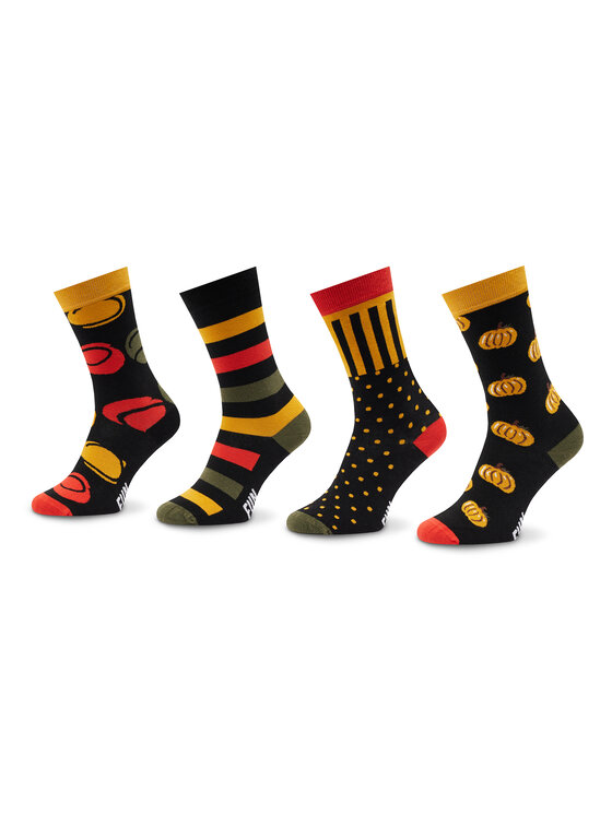 Set di 4 paia di calzini lunghi unisex Fun Socks