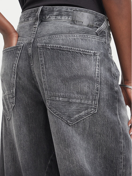 G-STAR G-STAR Jeansy Barrel 3D D30623-D537 Szary Boyfriend Fit