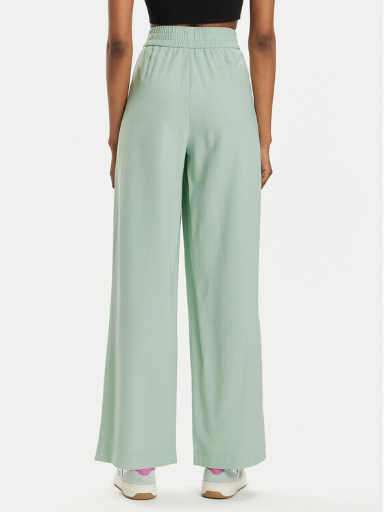 Vero Moda Vero Moda Hlače Carmen 10278926 Zelena Wide Leg