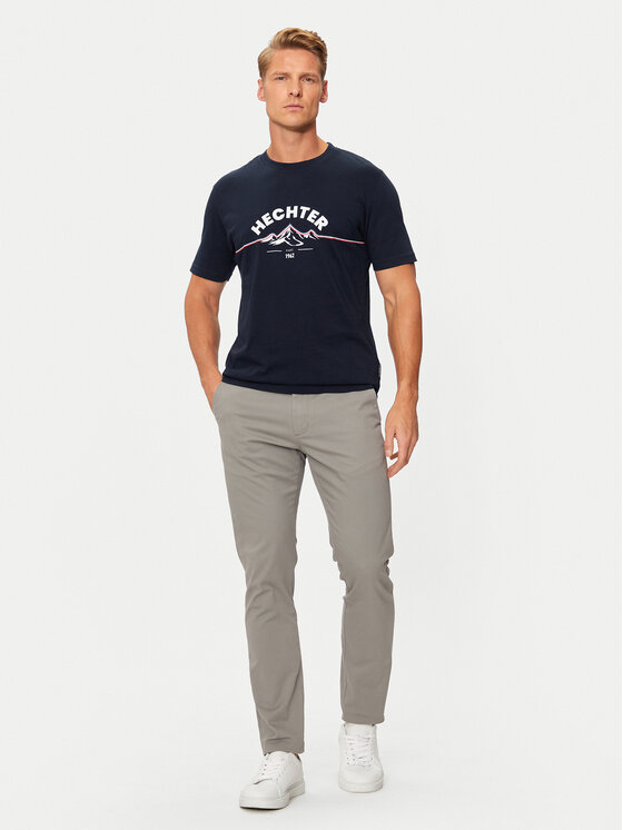 Hechter Paris Hechter Paris T-Shirt 75014 142919 Granatowy Regular Fit